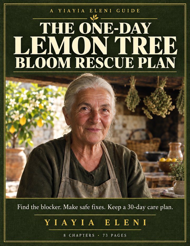The One-Day Lemon Tree Bloom Rescue Plan